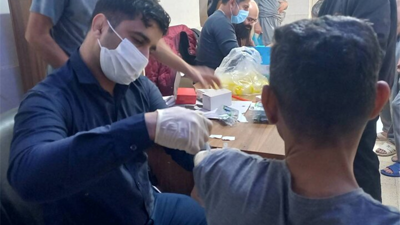 واکسیناسیون بیش از ۱۰۰ نفر از مددجویان مددسرای امید در منطقه۹