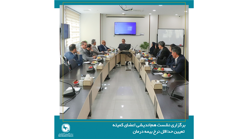 برگزاری نشست هم‌اندیشی اعضای کمیته تعیین حداقل نرخ بیمه درمان با دبیرکل سندیکای بیمه گران ایران