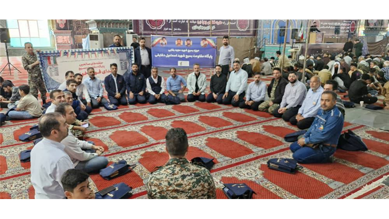 ️تجدید میثاق بسیجیان گروه فولاد خوزستان با آرمان‌های امام راحل و نظام مقدس جمهوری اسلامی ایران 