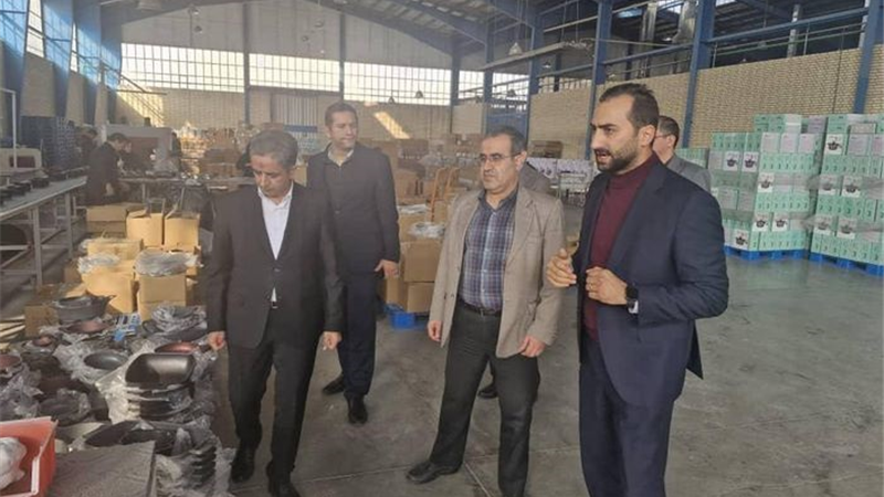 بازدید نظارتی از طرح های تأمین مالی شده؛ حضور معاون اعتباری و بانكداری شركتی و اعضای كمیته اعتبارات در شهرك صنعتی شمس‌آباد