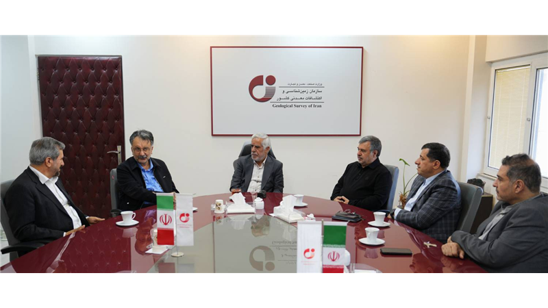 دیدار نمایندگان مجلس شورای اسلامی با معاون وزیر صمت و رئیس سازمان زمین‌شناسی و اکتشافات معدنی