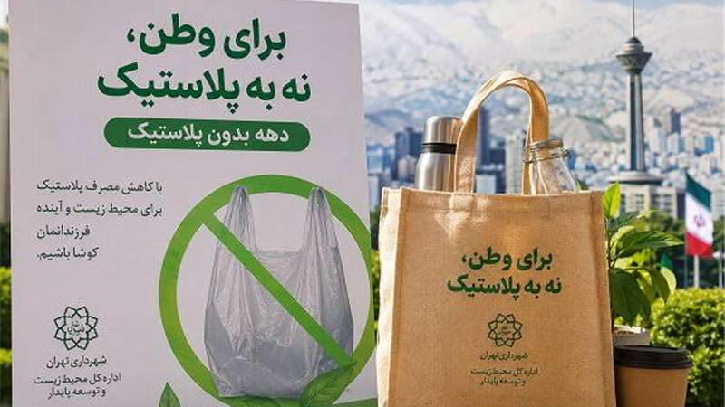 فرهنگ‌سازی و مشارکت مردمی؛ محور اصلی «دهه بدون پلاستیک» تهران