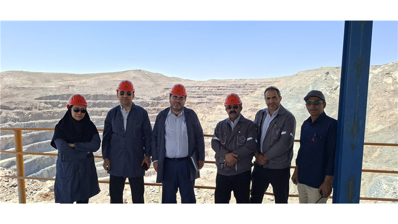 بازدید مدیران حوزه حسابرسی و ارزیابی عملکرد ایمپاسکو از مجتمع انگوران