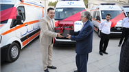 حمایت بانک رفاه کارگران از نظام سلامت کشور: اهدای10دستگاه آمبولانس به دانشگاه علوم پزشکی مشهد 