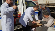 اعزام تیم پزشکی بیمارستان بانک ملی ایران به مناطق زلزله زده آذربایجان شرقی
