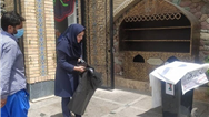 مخازن بازیافت در مراکز مذهبی شمال تهران توزیع شد