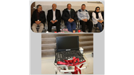  اهدای دستگاه اکوکاردیوگرافی به شبکه بهداشت و درمان شهرستان خواف
