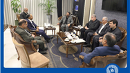 دکتر اخلاقی میزبان استاندار همدان و نماینده تویسرکان