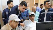 بازدید استاندار هرمزگان از شرکت صبا فولاد خلیج فارس