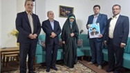 دیدار عضو هیأت‌مدیره صندوق قرض‌الحسنه شاهد با خانواده همکار فقید در استان مازندران