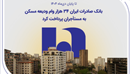 بانک صادرات ایران ۳۴ هزار وام ودیعه مسکن به مستأجران پرداخت کرد