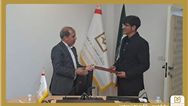 مراسم معارفه سرپرست مدیریت استان مركزی بانك صنعت و معدن برگزار شد
