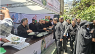 بازدید دکتر بنائیان مدیر عامل پست بانک ایران از موکب شهید بهشتی بانک در مسیر وداع با رهبر شهید
