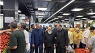 بازدید سر زده رئیس شورای اسلامی شهر تهران از میدان میوه و تره‌بار هروی